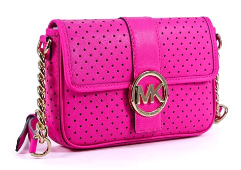 michael kors neon pink purse|Michael Kors small pink purse.